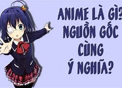 Anime Là Gì Trong Tiếng Anh