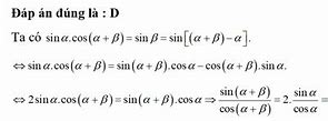 Nếu Sin A = 3/5 Thì Cos A =